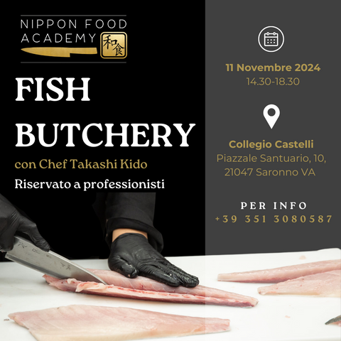 Corso professionale "Fish Butchery" - 11 Novembre 2024