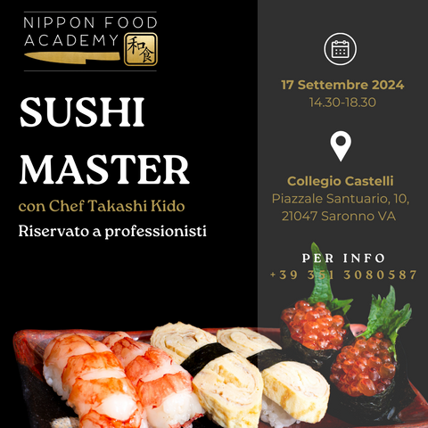 Corso professionale "Sushi Master" - 17 Settembre 2024