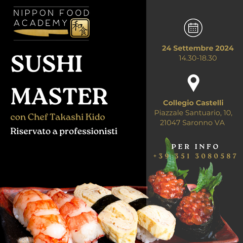 Corso professionale "Sushi Master" - 24 Settembre 2024